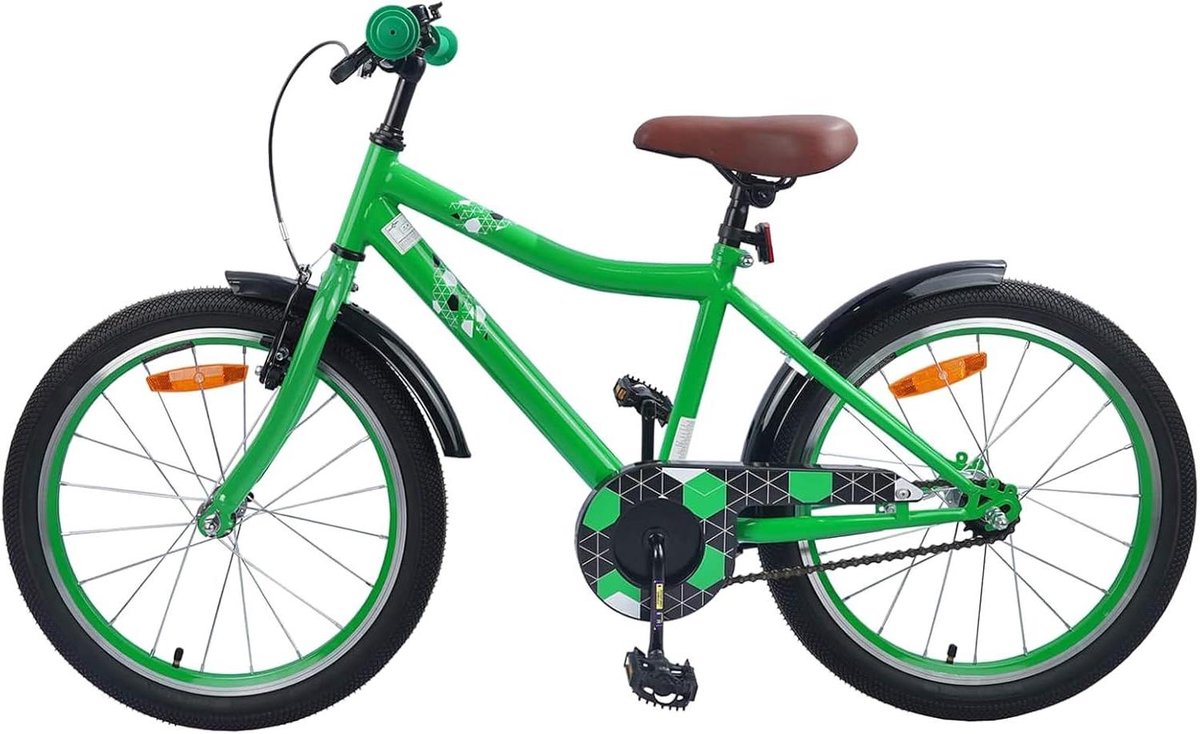 Kinderfiets sfiets sfiets Buiten Spelen Verstelbaar Stuur Zadel 18 inch Groen