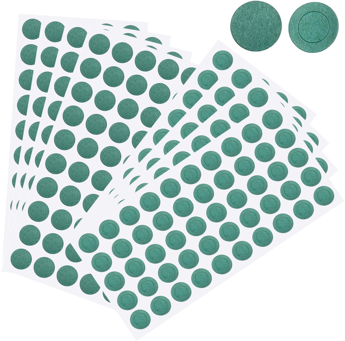 18650 Lithium Batteries Insulation Rings Insulating Self-Adhesive Paper, 200 Pieces Hollow Rings + 200 Pieces Solid - ShopVlot