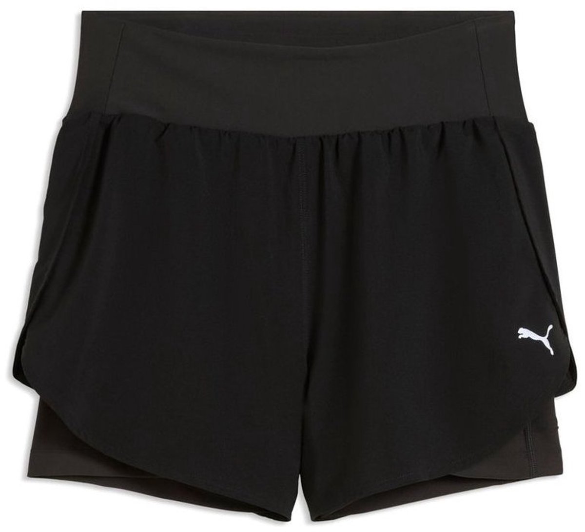 Puma sportshort voor dames W Dreamrun 2-in-1 3” DryCELL Short 528558 Zwart