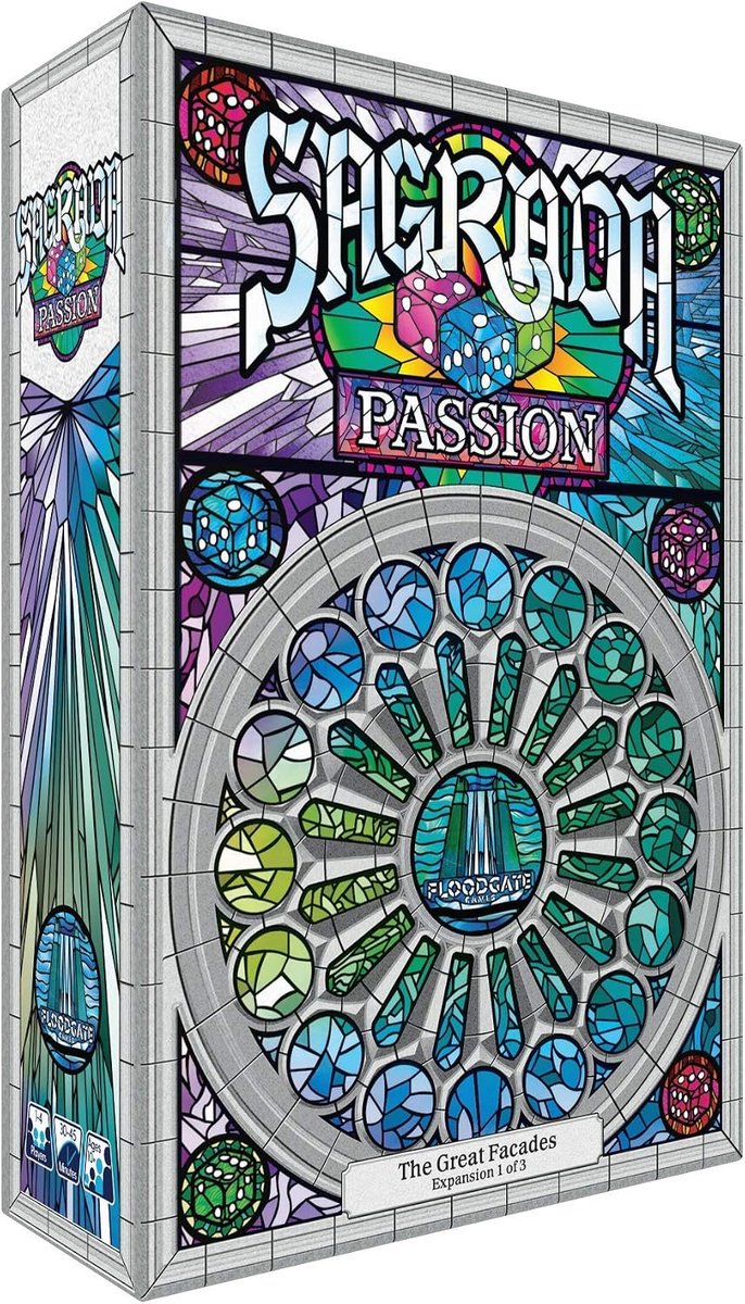 SnelShoppen - Bordspel Sagrada Passion - Strategisch spel voor 1-4 spelers - Voor 14 jaar en ouder - Perfect voor gezinnen en vrienden - Kunstzinnig e