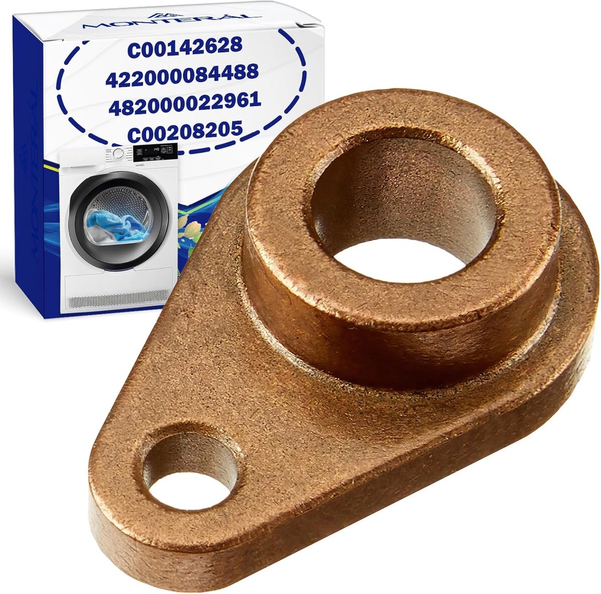 Achterste Trommellager van Een Droogtrommel met de Originele Code C00142628 voor Indesit voor Ariston voor Hotpoint - ShopVlot