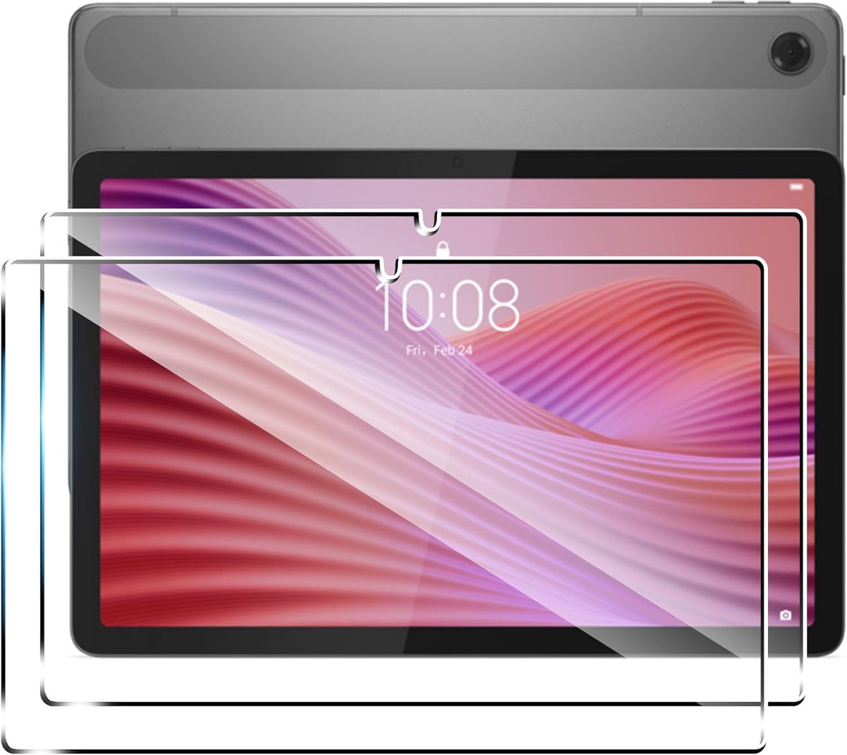 zZjoOoj 2 stuks gehard glas voor Lenovo Tab 2025 10,1 inch, displaybeschermfolie voor Lenovo Tab (TB-311FU/TB-311XU), krasbestendig, 9H hardheid, ultralicht