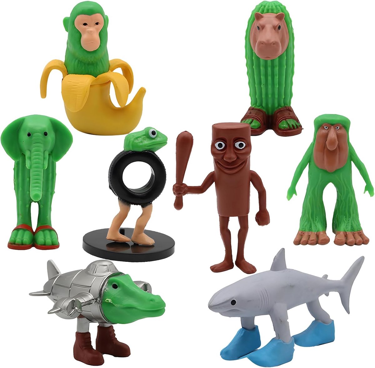 Tung Tung Sahur, Tralalero Tralala, Brainrot figuren, geschikt voor verzameling, eerste keuze van cadeau, interactie voor kinderen, scène creatie, winkelaanbieding enz