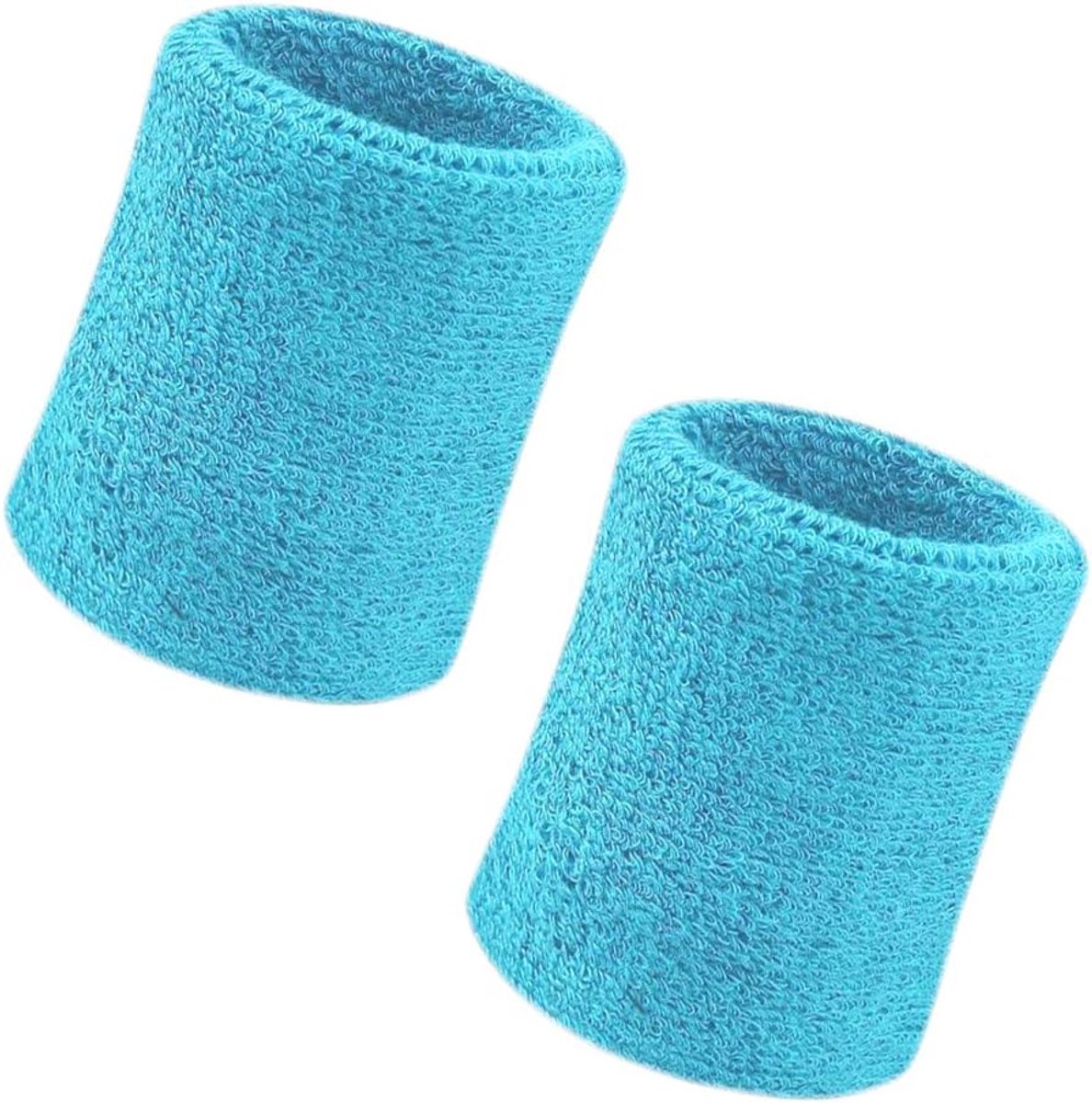 2 stuks 10,2 cm lange zachte dikke katoenen polsbanden voor tennis, gymnastiek, voetbal, basketbal, hardlopen