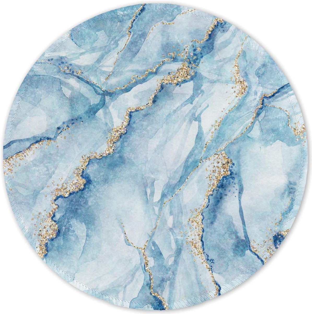 Muispad rond 200 mm - premium textuur - waterdicht en antislip - ideaal voor laptop en kantoor - ShopVlot