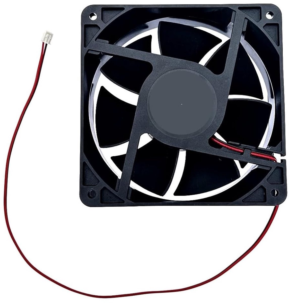 120 x 120 x 38 mm, DC 24 V, 2-polige borstelloze koelventilator, 12 cm, 0,18 A, 3100 rpm, 12038 kogelgelagerde DC ventilator 120 mm, voor ijsmachine, ventilatorkachel, koeler,