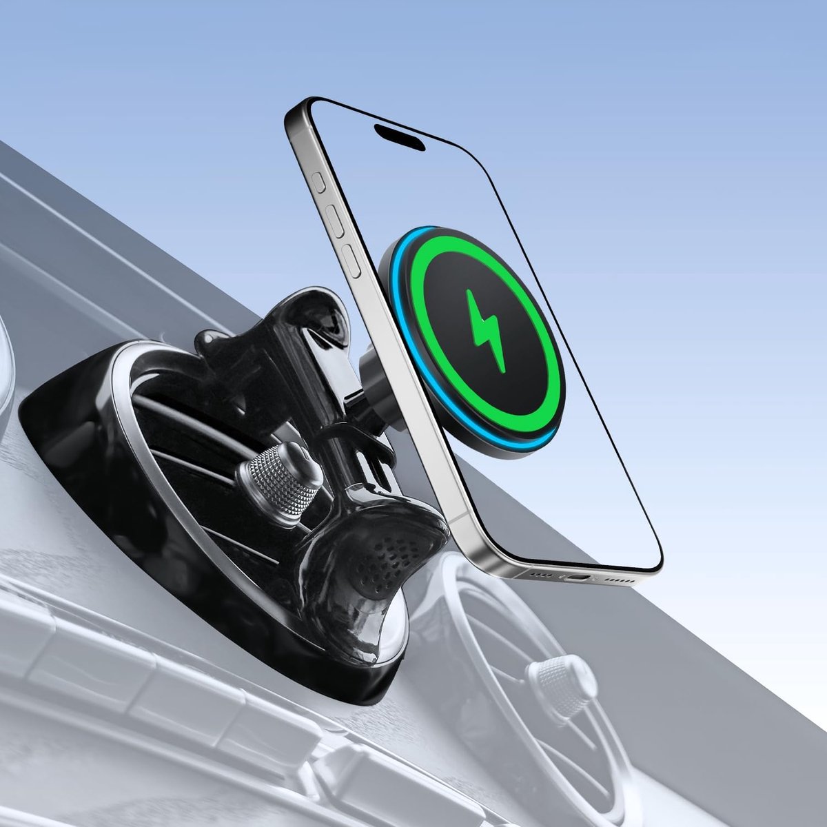 15W Magsafe Car Mount voor Mercedes-Benz Echt Snel Opladen , Sterke