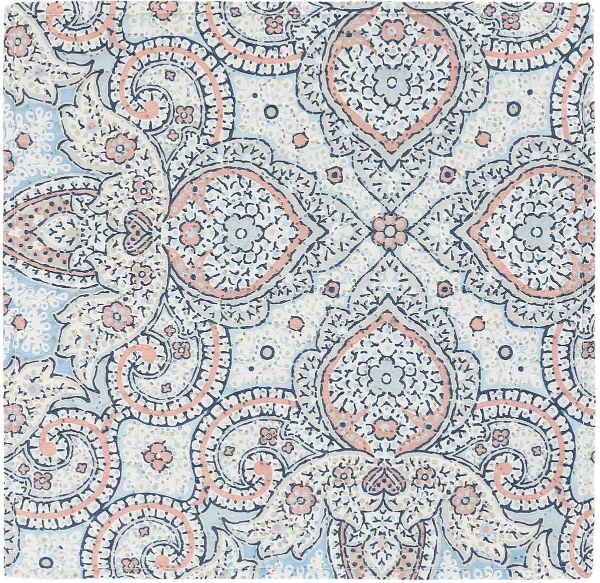 Darymex Harem Decoratieve Kussenhoes 40x40 cm - Kleurrijk Ornament - Zachte Microvezel (100 g/m²) - Sierkussenhoes - Met Hoteloverslag - Hypoallergeen - 1 Stuk