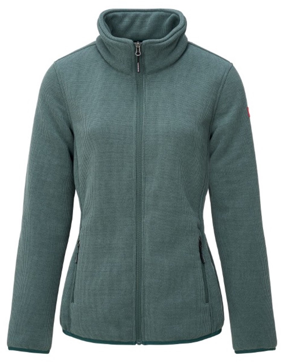 Vest Carmen gebreid winter Nordberg Groen