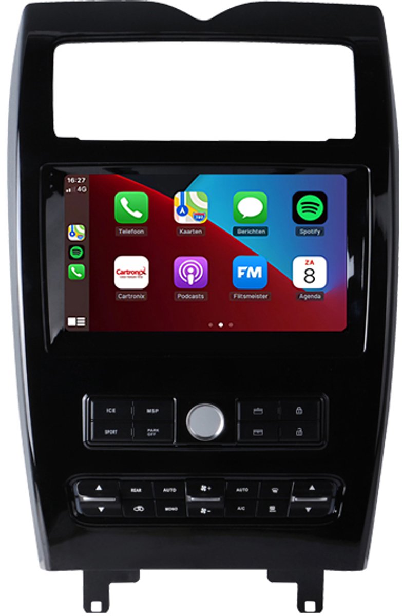 CarPlay autoradio geschikt voor Maserati Quattroporte | 2008 t/m 2012 | Cartronix CTX-113969 | 2008 2009 2010 2011 2012 | 10.1 inch | Android 15 | Draadloos Apple CarPlay & Android Auto | 4GB + 64GB | Bluetooth & Wifi