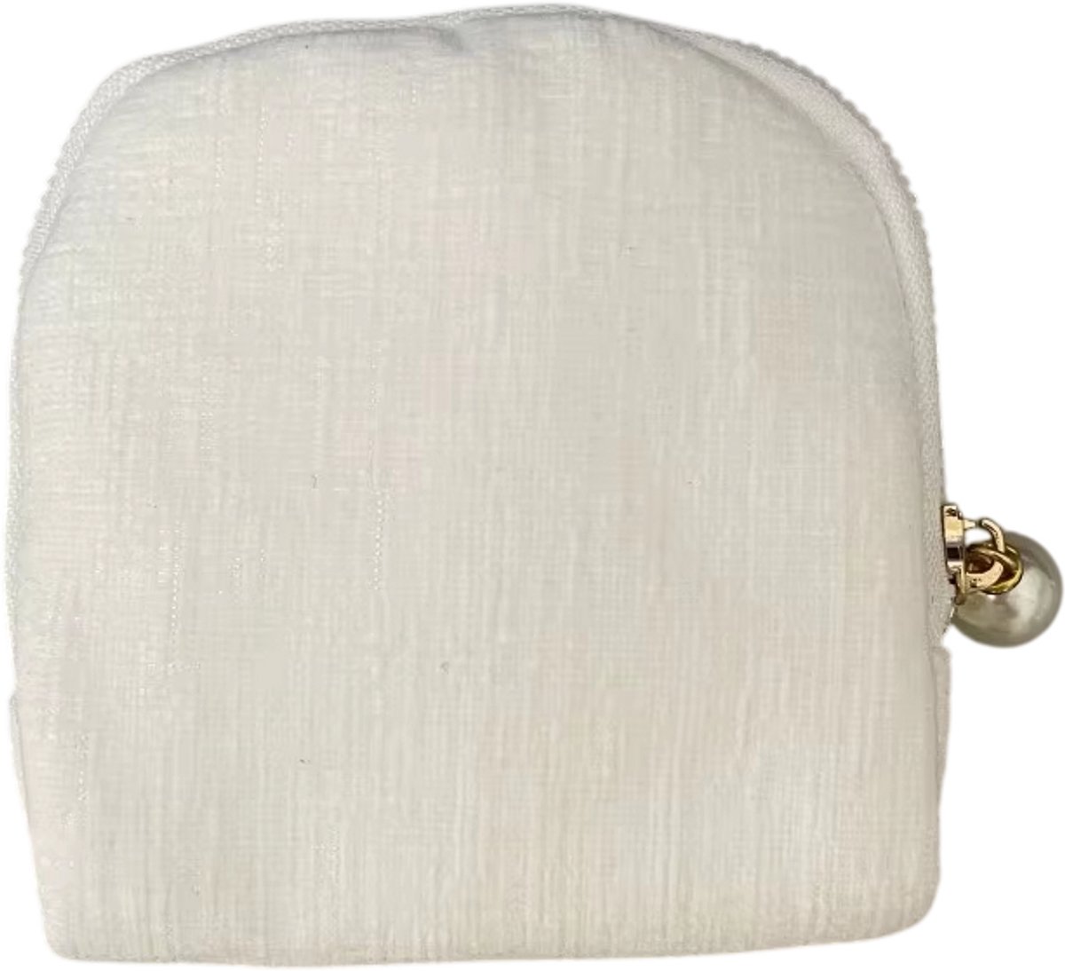 Sieradendoos Dames met Grote Capaciteit – Sieraden Organizer Reis Opbergtas met Rits en Meerdere Vakken voor Ringen, Kettingen, Oorbellen & Armbanden - Wit