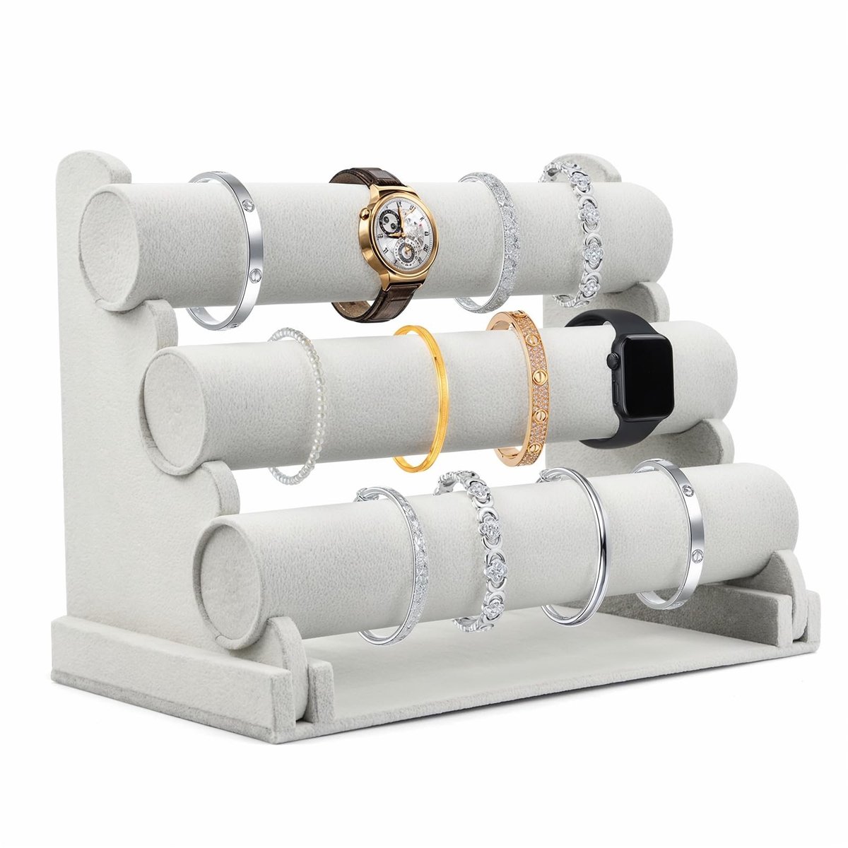 Omgoods - Luxe Sieradenstandaard met 3 Verwijderbare Niveaus