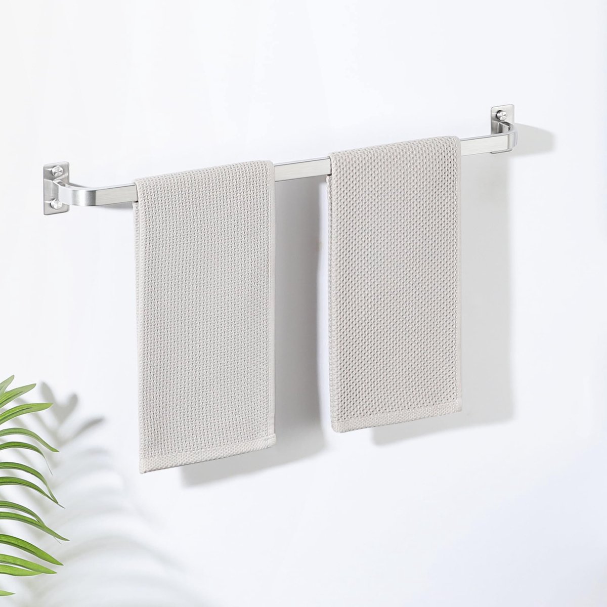 Omgoods - Handdoekhouder Wandmontage - 2 Tier Bad Handdoekenrek 60CM