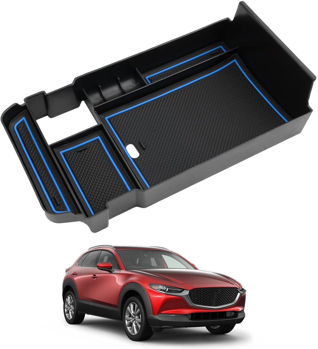Omgoods - Opbergvak Middenconsole voor Auto's 2019-2025 met Antislip Bodem