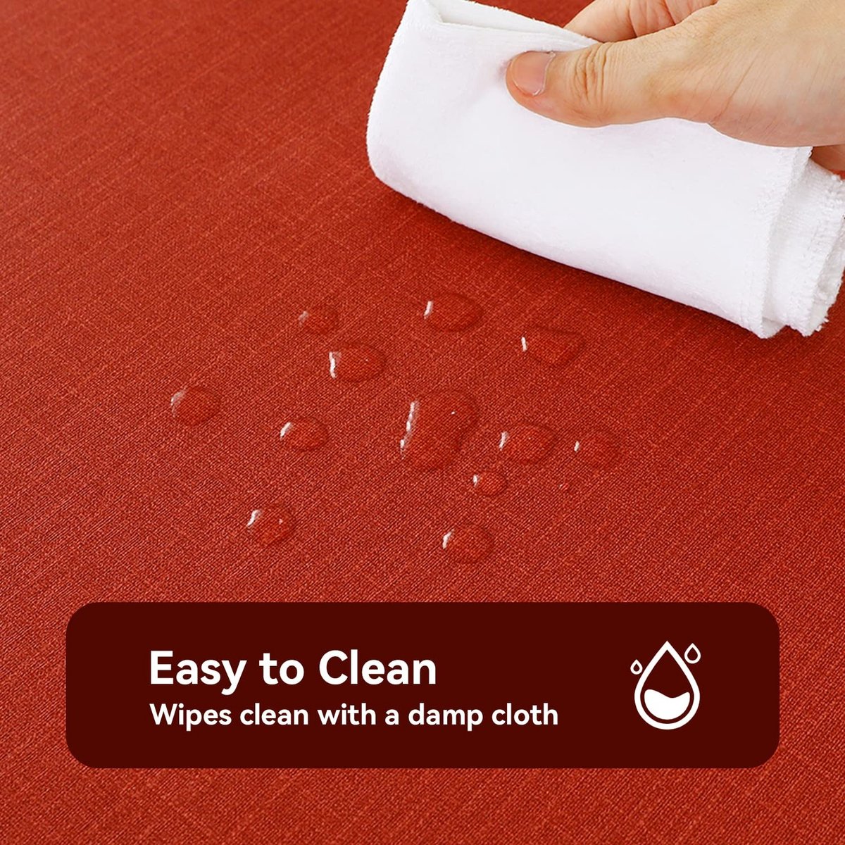 Omgoods - Rood Tafelkleed 320x140 cm, Waterproof voor Buiten