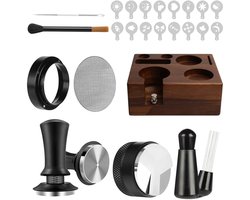 Omgoods - Espresso Tamper Set met 9 Accessoires voor Koffieliefhebbers