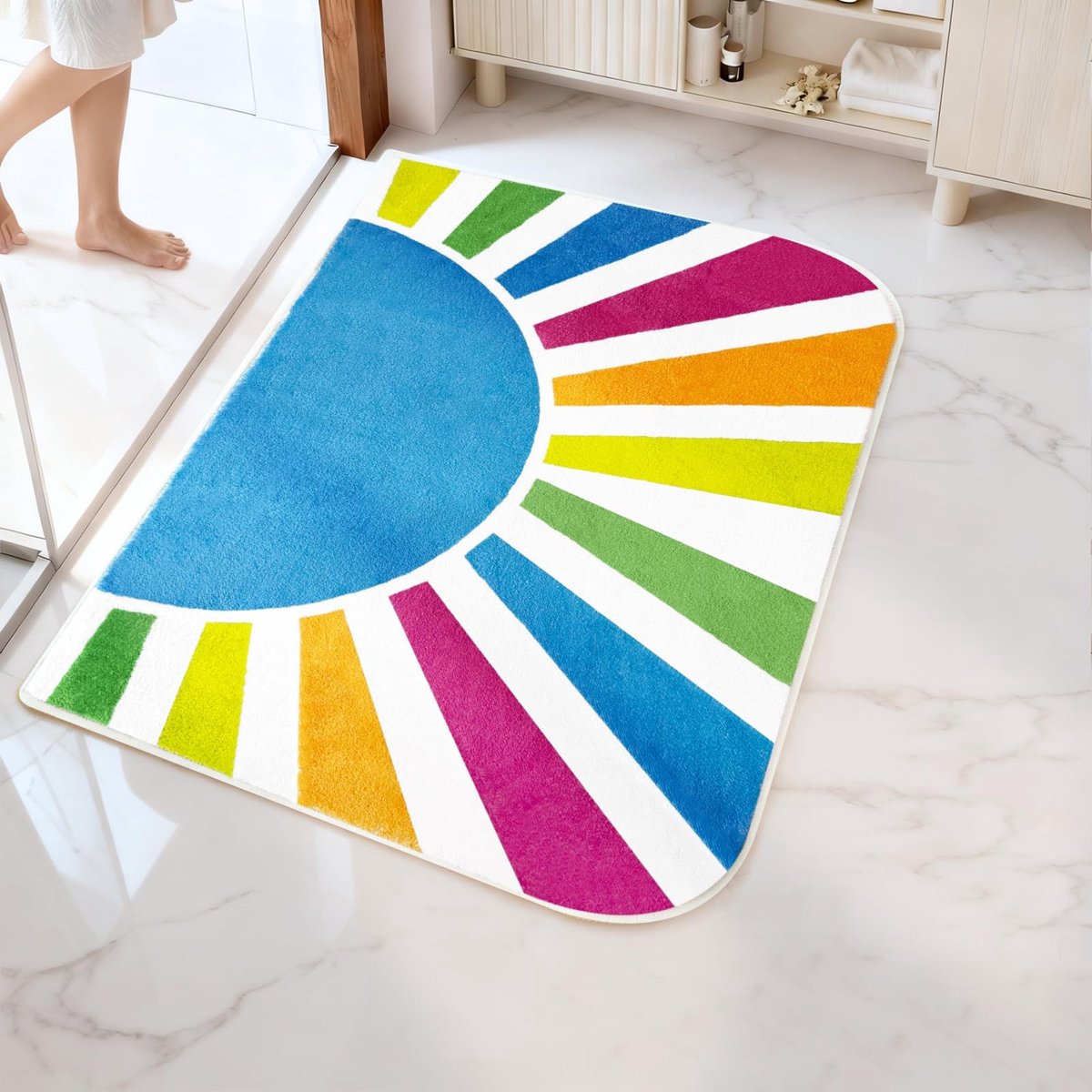 Omgoods - Badmat 60 x 91 cm, Antislip en Machinewasbaar