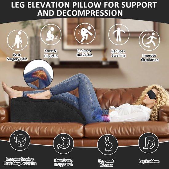 Omgoods - Opblaasbaar Beenverhogingskussen voor Comfort en Bloedcirculatie — afbeelding 5