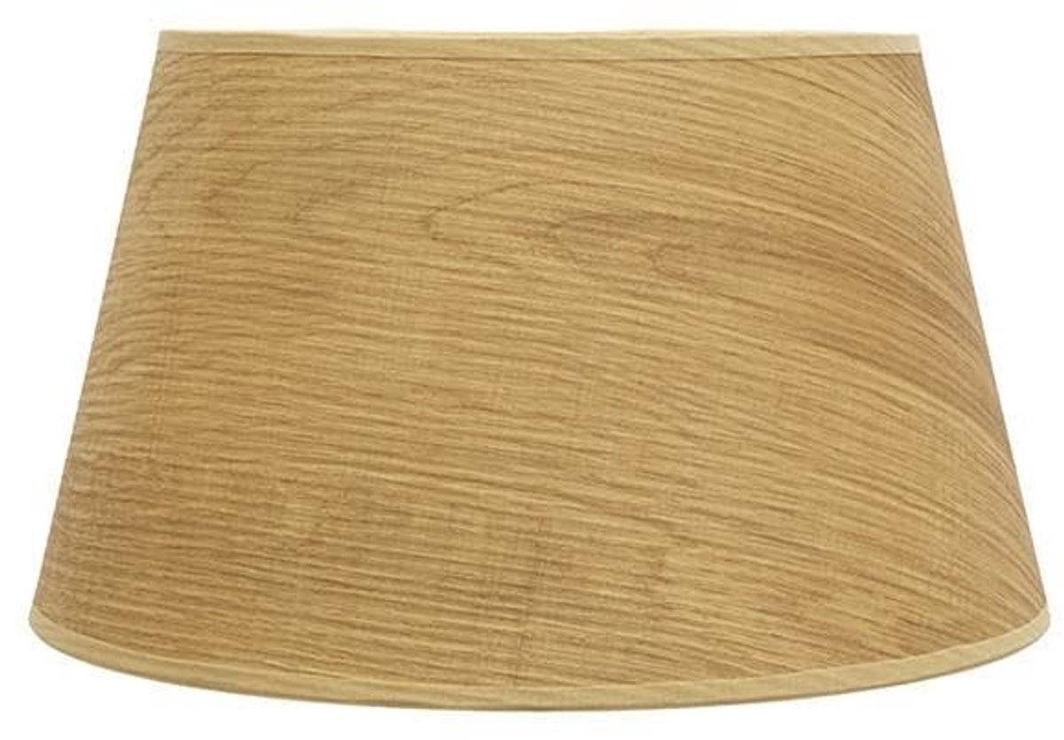 Omgoods - Lampshade met Open Conische Vorm van Licht Hout voor E27 Lampen