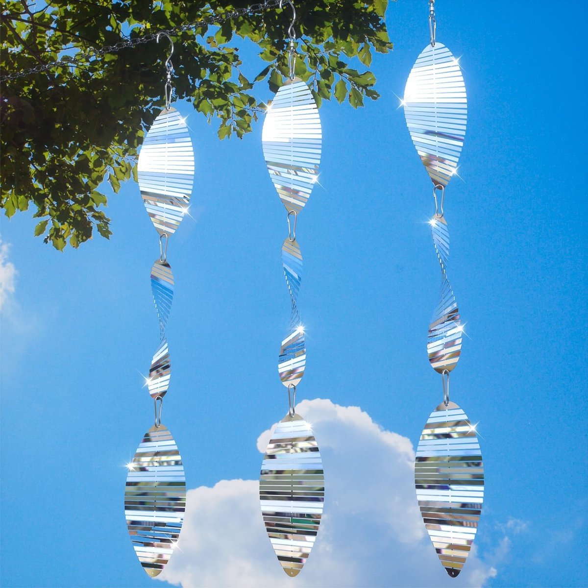 Omgoods - 3D Reflecterende Wind Spiral ter Afschrikking van Vogels