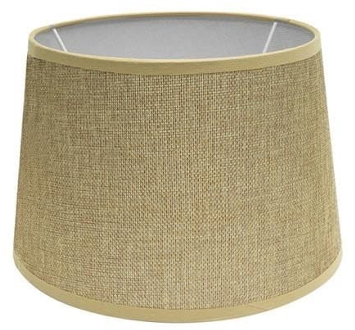 Omgoods - Beige Open Conische Lampshade voor E27 Lampen, 20 x 15 x 12 cm