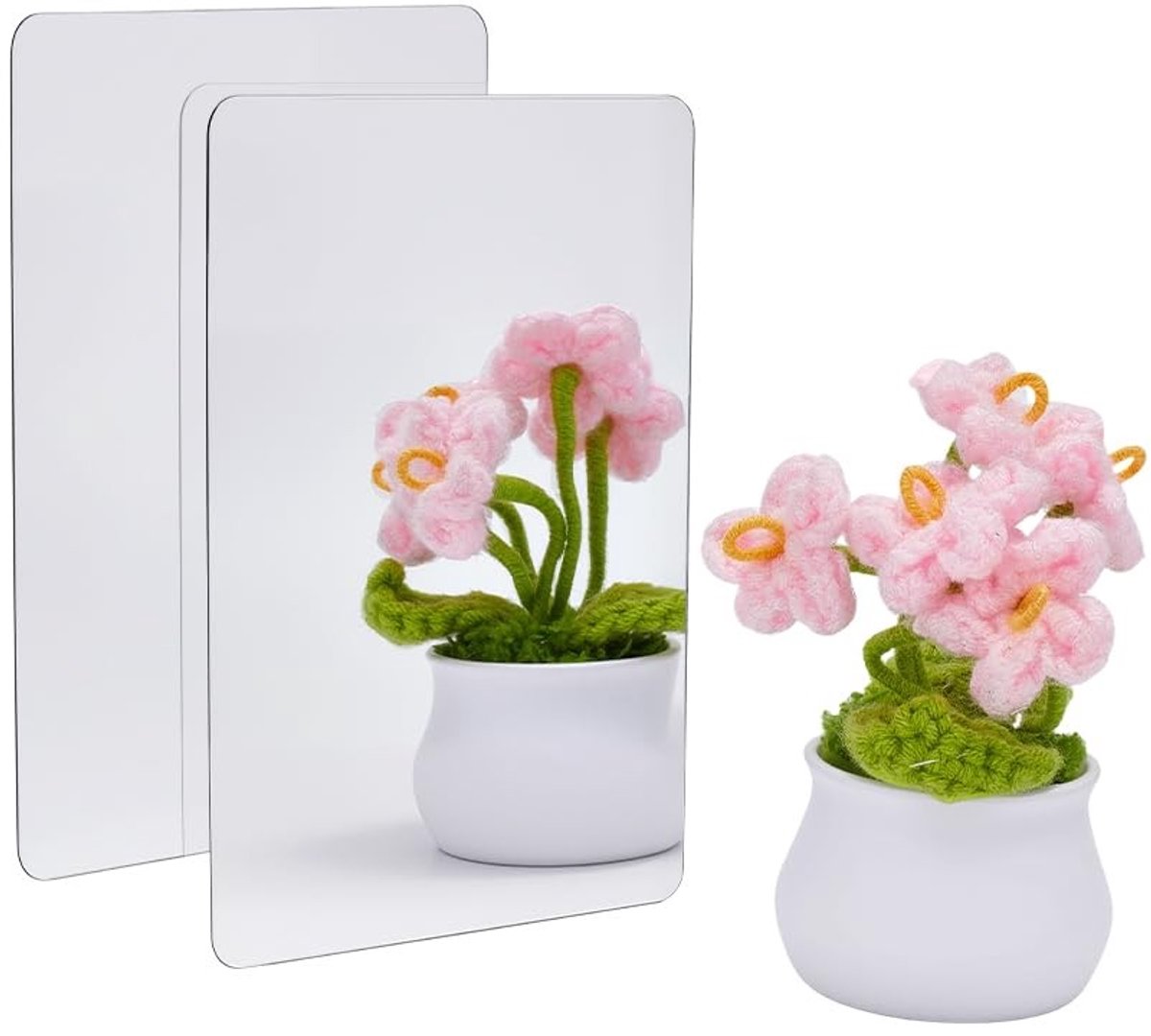 Omgoods - 40 Stuks Schokbestendige Plastic Spiegels voor Creatief Gebruik