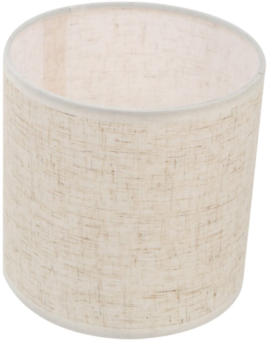 Omgoods - Natuurlijk Beige Linnen Lampenkap van 15 cm