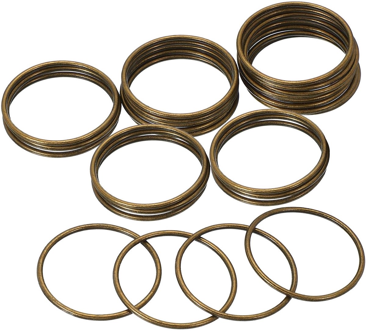 Omgoods - Set van 20 Roestvrijstalen O-Ringen 50mm