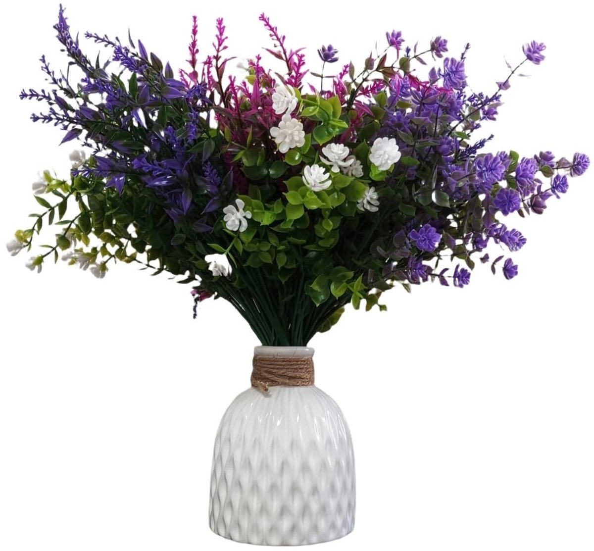 Omgoods - 12 Bundels Kunstbloemen voor Buiten Decoratie