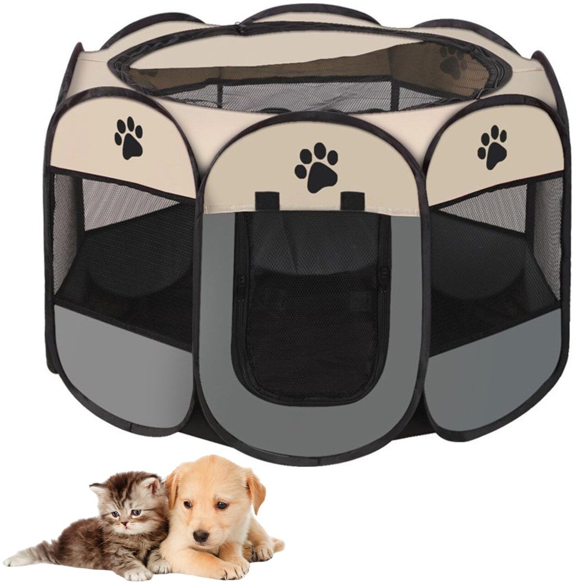 Omgoods - Vouwbare Speelpen voor Honden en Katten 74 x 74 x 43 cm