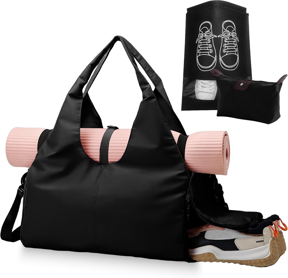 Omgoods - Grote Waterproof Yoga Tas met Schoencompartiment