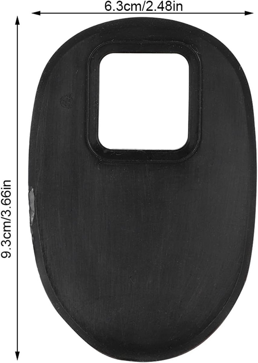 2-Pack Antenne Basis Afdichtingspakking voor Opel Astra H Mk5, Zafira B, Signum, Zwart Rubber, 9,3 x 6,3 cm, GPS Navigatie Compatibel