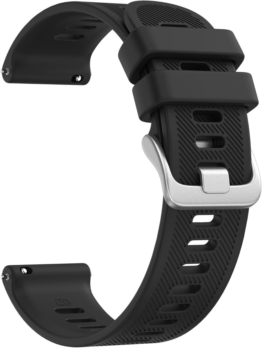 20 mm horlogeband voor dames en heren, nieuwe waterdichte keperbinding siliconen smartwatch-armband, 20 mm smartwatch-accessoires, ademende reservearmbanden voor vrouwen en mannen