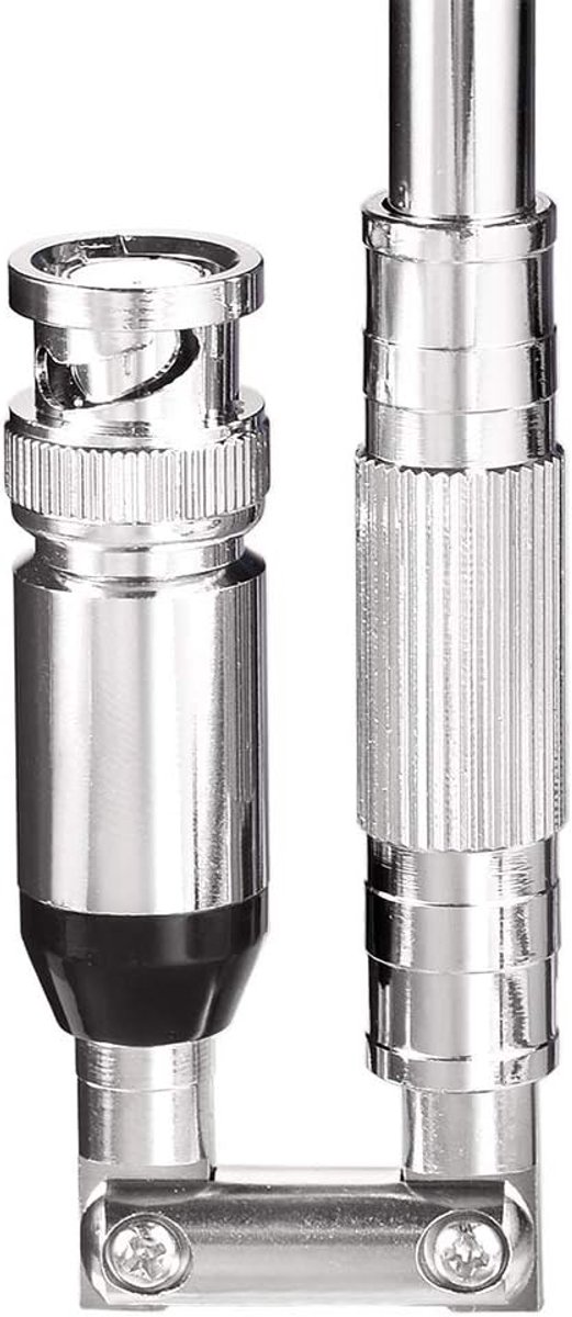 8-delige telescopische BNC mannelijke antenne 20-1300MHz Ham Radio Scanner Antenne Compatibel met Ham Radio Scanner Radio Twee-weg Radio Draadloos Microfoon Systeem