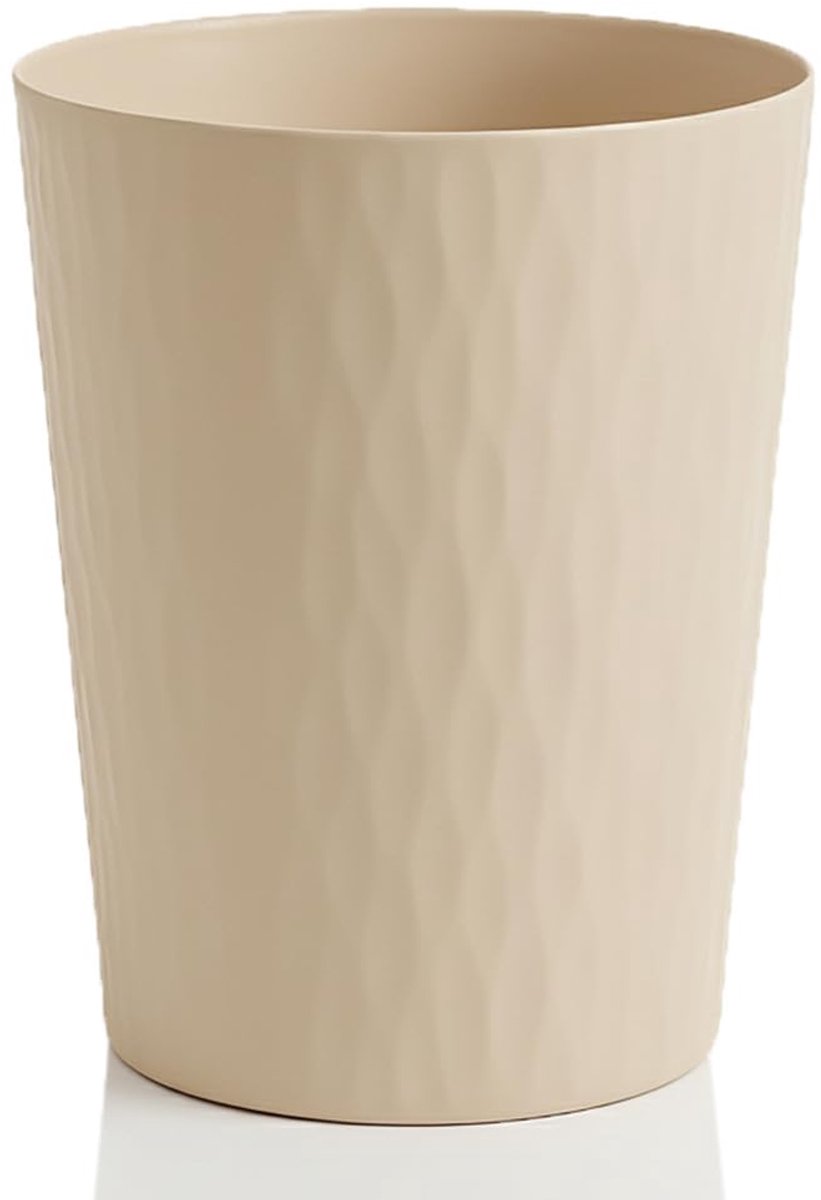 Papiermand 9099 30 cm - Kunststof Beige - Duurzaam en eenvoudig schoon te maken - Ideaal voor kinderkamer - ShopVlot