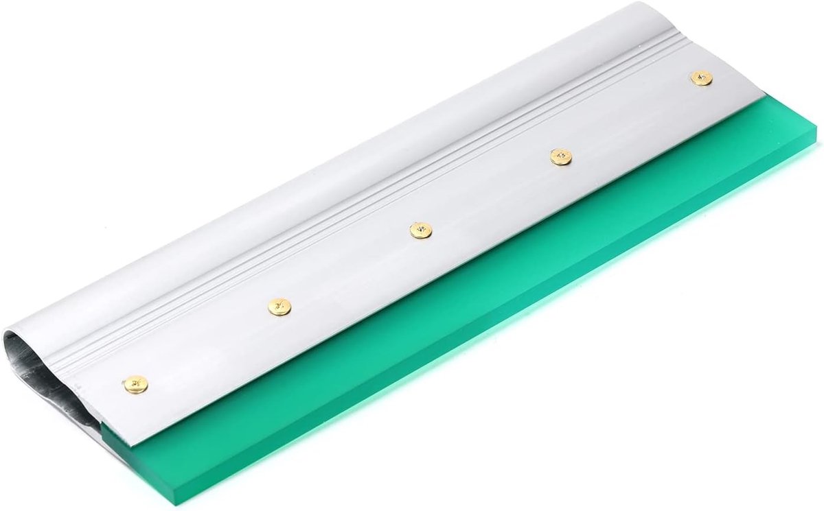 Professionele Schraper voor Zeefdrukken van 35 cm met Aluminium Handvat, Ideaal voor DIY en Platte Ontwerpen