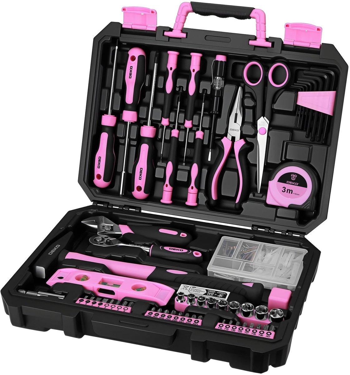 Omgoods - Gereedschapskist 138-delig - Compleet Handgereedschap voor Huis en Garage