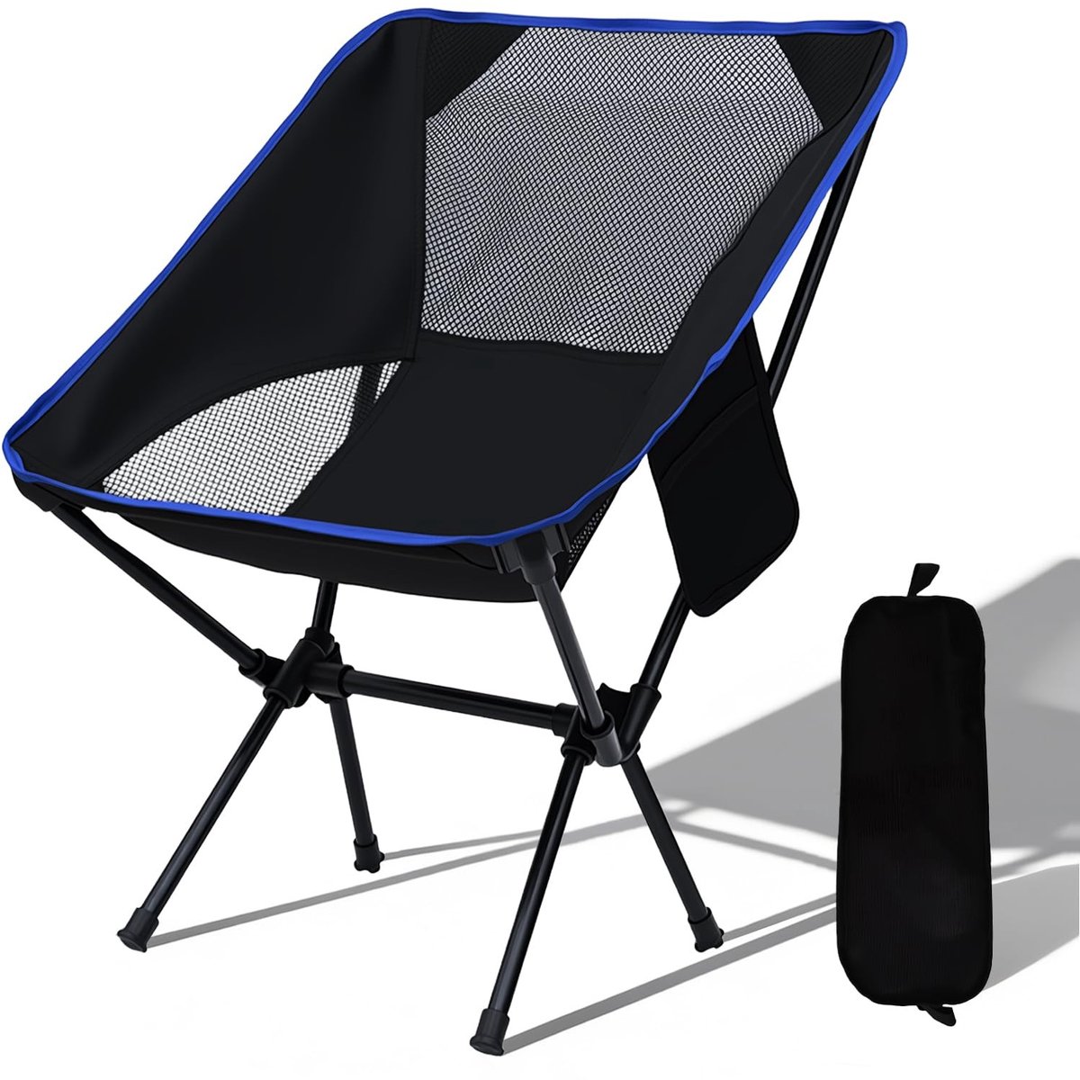 Omgoods - Campingstoel - Lichtgewicht Opvouwbare Stoel voor Strand, Vissen en Wandelen