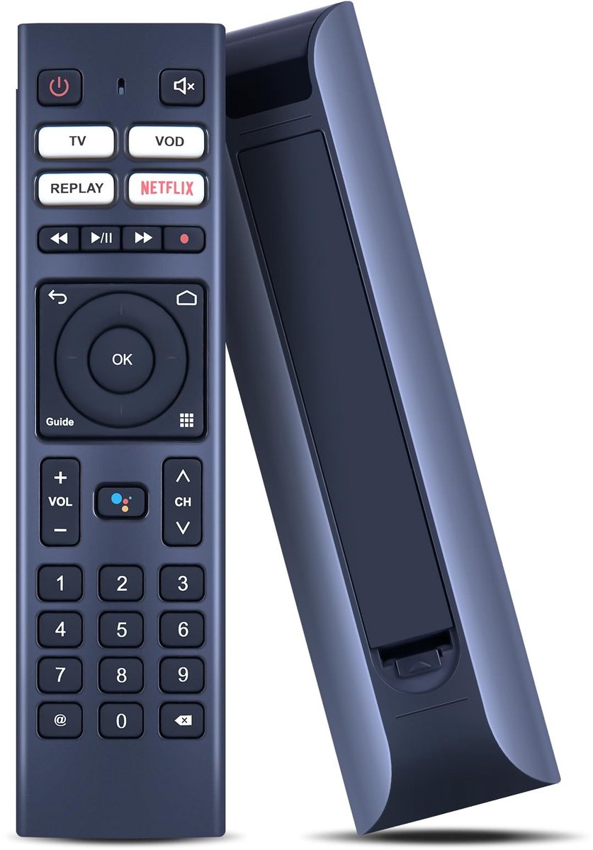 Omgoods - Vervangende Afstandsbediening voor SFR Connect TV V2 met Google Assistant