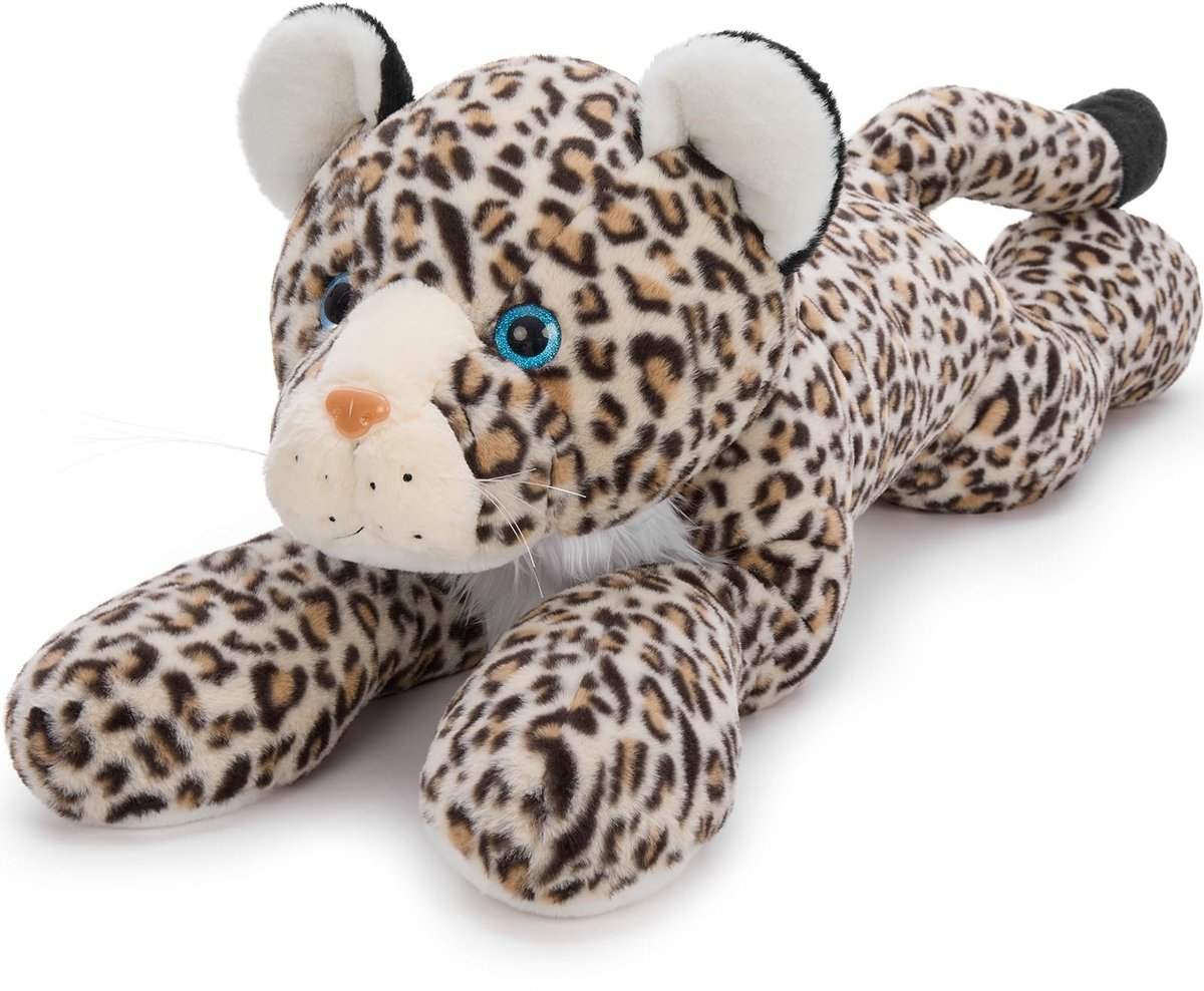 Omgoods - Grote Pluche Cheetah 120 cm Zacht en Fluffy