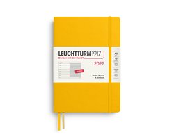 Leuchtturm1917 - 2027 Weekly Planner & Notebook - A5 Medium 15x21cm - sunflower - hardcover