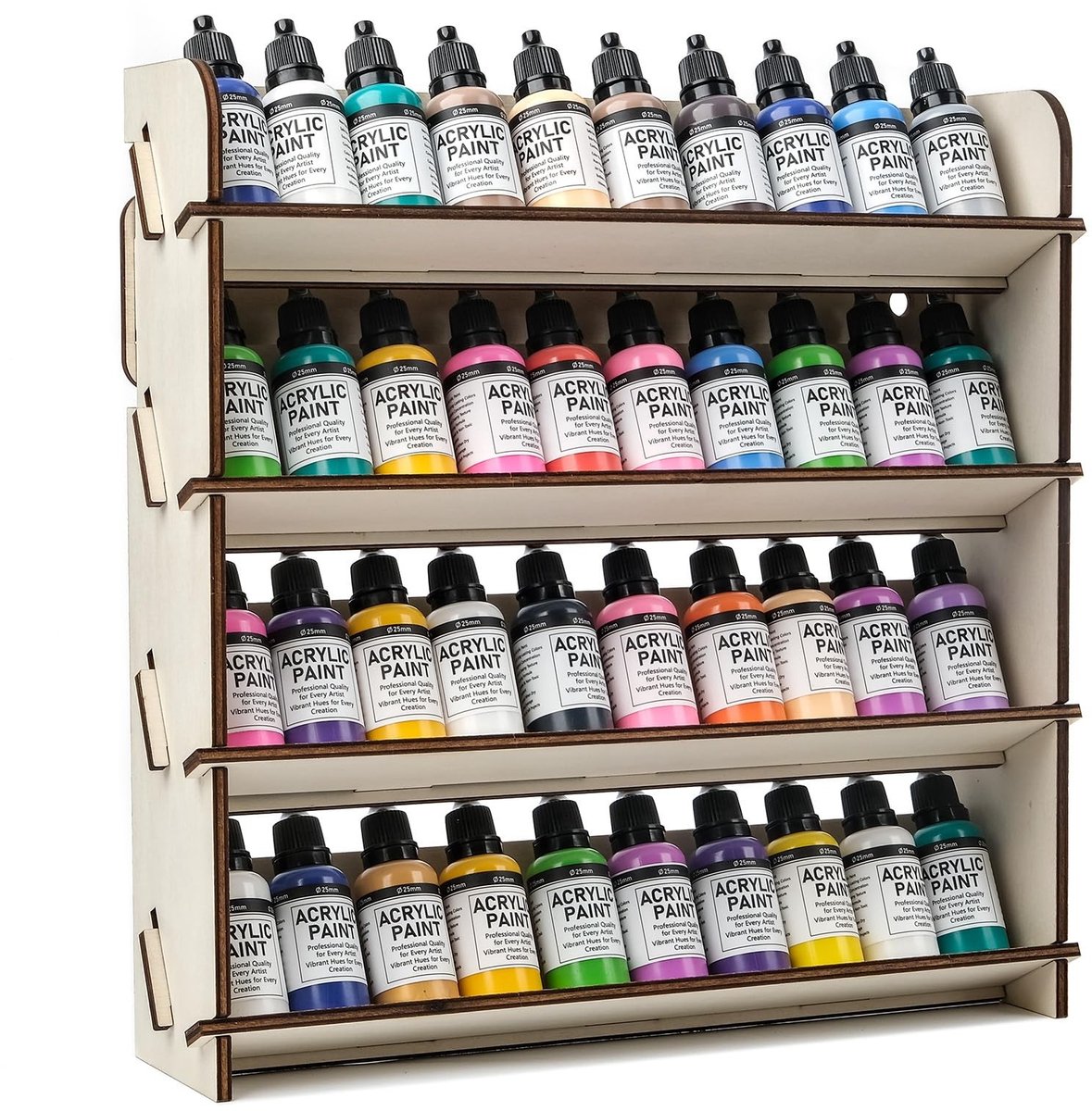 Omgoods - Houten Kleur Organizer voor Modelbouw en Tabletop Verf