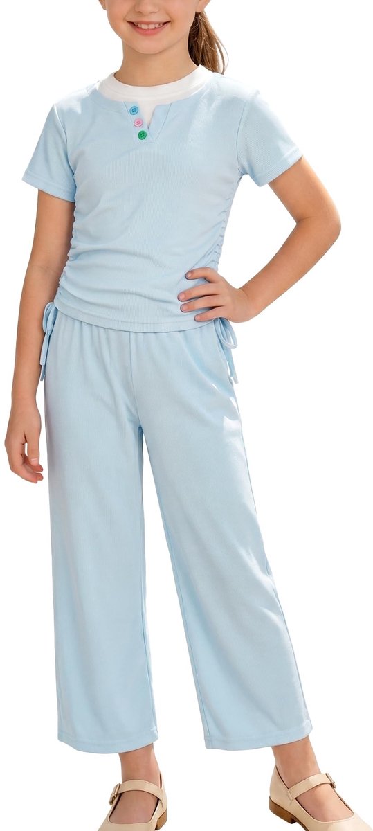 Omgoods - 2-delige Zomerset voor Meisjes, Comfortabel en Ademend