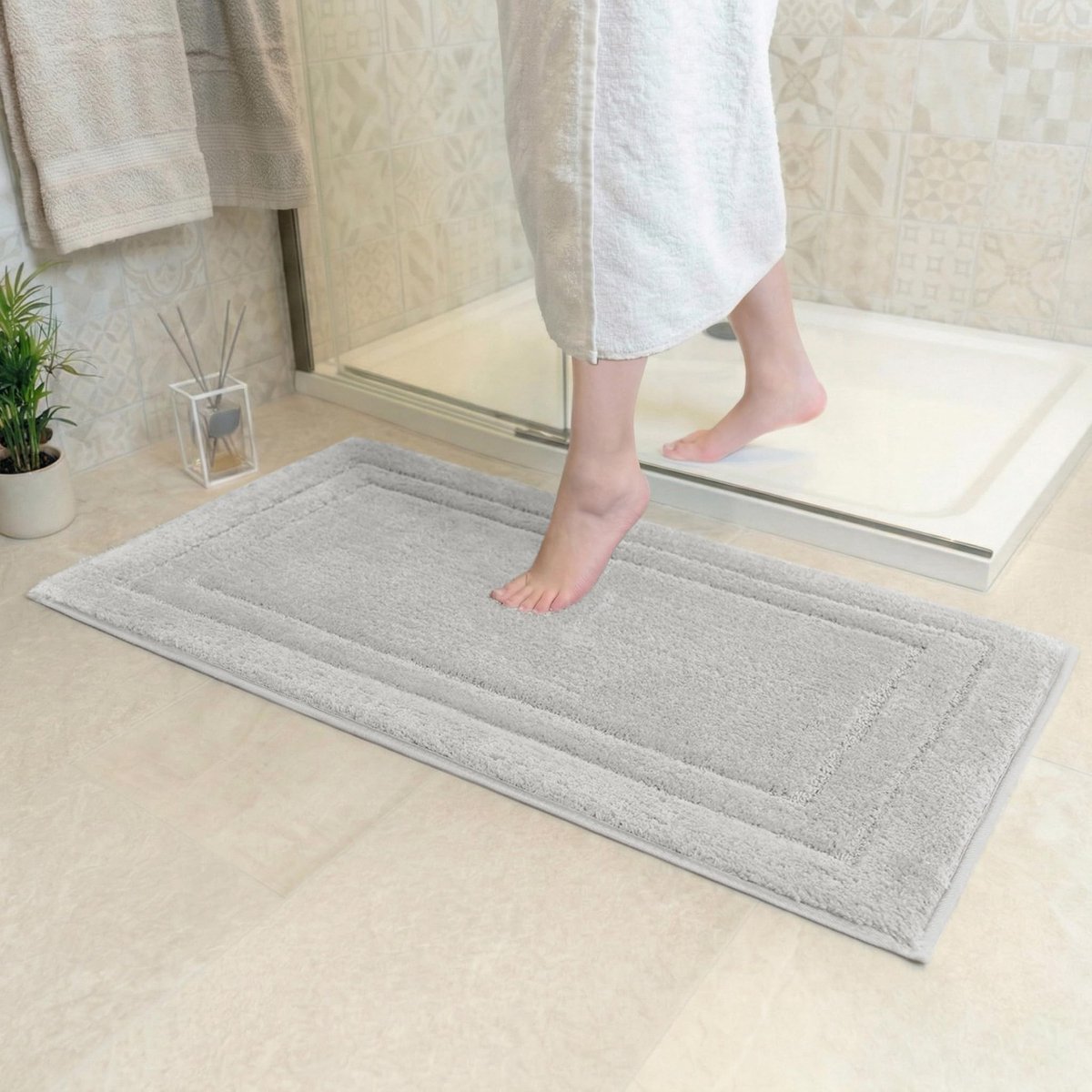 Omgoods - Anti-Slip Badmat, Super Absorberend en Machinewasbaar