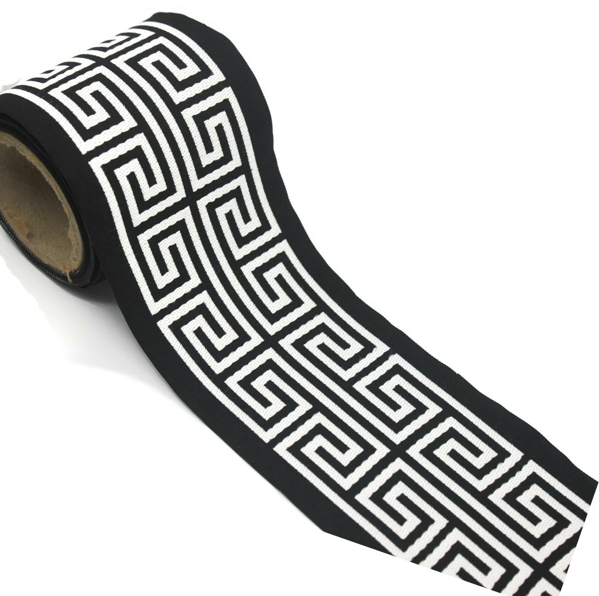 Omgoods - 100mm Decoratieve Tape met Grieks Patroon voor Gordijnen en Meubels