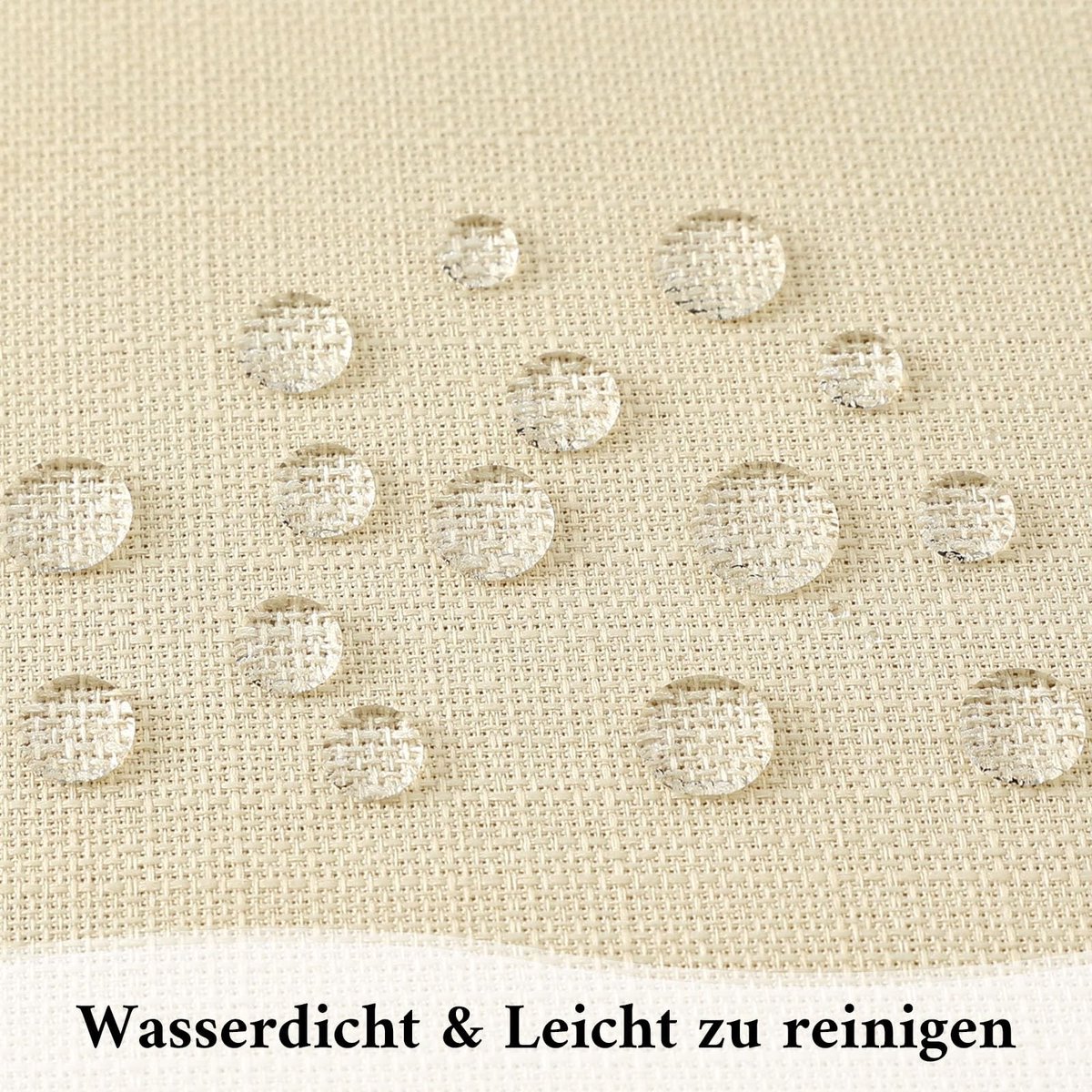 Omgoods - Waterafstotend Tafelkleed 140 x 220 cm, Beige