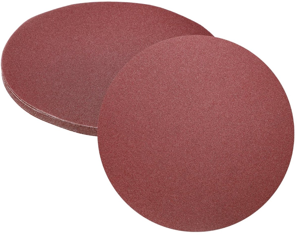 Omgoods - Set van 8 Zelfklevende Schuurdiscs met 80 Grit
