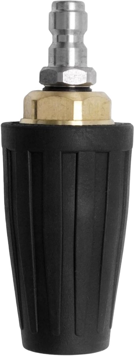 SnelShoppen - Universele draaibare turbo spuitmond voor hogedrukreiniger, 4000 PSI 276 bar, snelsluiting 1/4 inch, efficiënt reinigen van hardnekkig v
