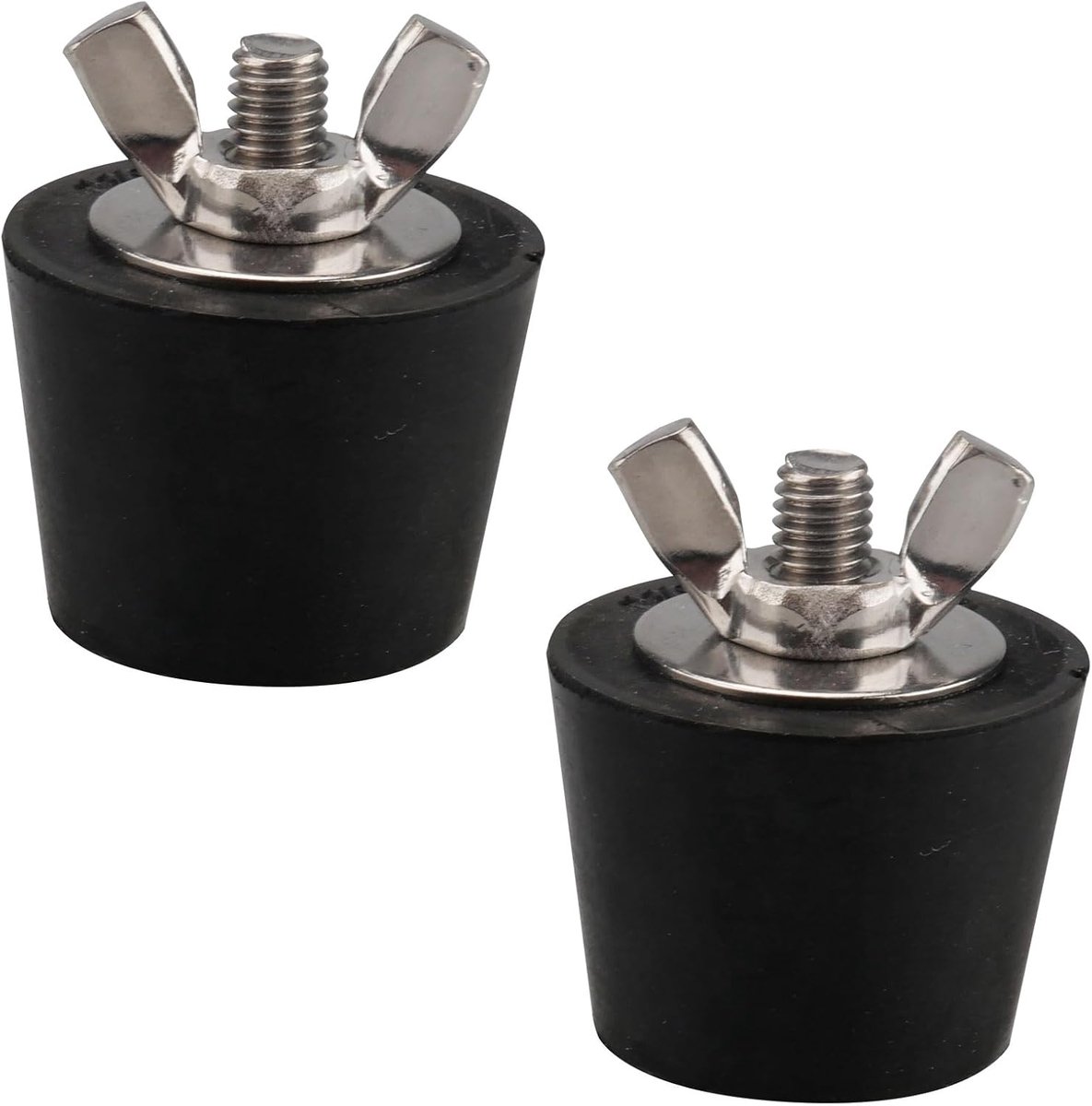 Set of 2 Swimming Pool Winter Stops 32mm with Stainless Steel Wing Nut for Private Pools, Bathtubs and Fishing Ponds - ShopVlot