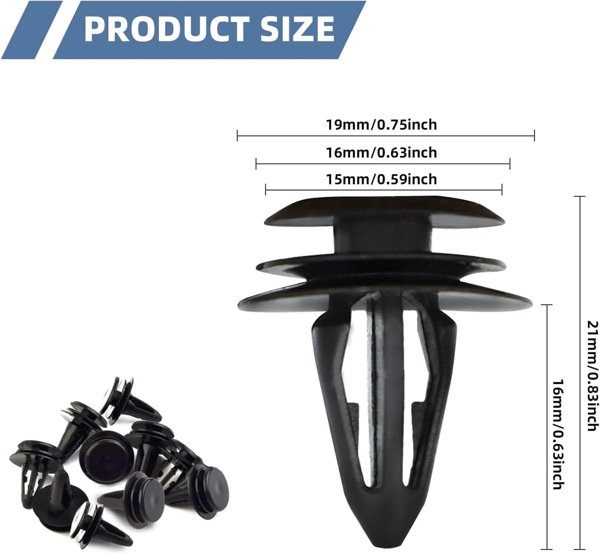 10PCS Car Body Retainer Clips Set Tailgate Handle Rod Clip For Tailgate Charge Cover Package Shelf String Cord Clips - ShopVlot